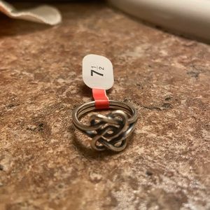 James Avery Intertwined heart ring